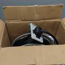 Giraffe Tools Pressure Washer Hose Reel 65ft, Retractable Power Washer Hose Reel, Heavy Duty, Wall/Floor Mounted, 3200 PSI, Silver