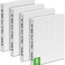 XBGG C545 Replacement Filter Compatible with Winix C545 Air Purifier, 4 Pack C545 True HEPA Type S, Part Number 1712-0096-00