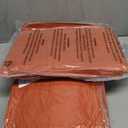 MUXHOMO 7 Pieces Queen Comforter Set, Soft Bed in a Bag Queen Size, All Season Bedding Set with Comforter, Flat Sheet, Fitted Sheet, Pillowcases & Shams, Burnt Orange