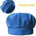 6 Pack Adjustable Kids Apron and Chef Hat for Cooking Baking Painting Art, Kids Apron for Girl Boy with 2 Pockets (Medium, Multi)