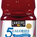 Langers 5 Juice Cocktail, Cranberry, 64 Fl Oz (Pack of 8) (EXP 08/07/27)