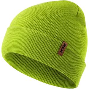 Beanie for Men/Women Winter Hat Knit Cuffed Soft Warm Unisex Skull Stocking Cap (Green)