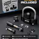 RETRUE Heavy-Duty Keyed-Alike Trailer Lock Set - Universal Coupler, Dual Hitch Receiver Pin, and Trailer Tongue Locks Included, Black