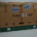 SYLVOX Outdoor TV, 43 inch 4K Smart Outdoor Television, IP56 Waterproof
Weatherproof TV, Support Dolby Atmos, 1000 nit Brightness for Outside Partial Sun & Full Shade (Deck Pro 3.0 /2026)