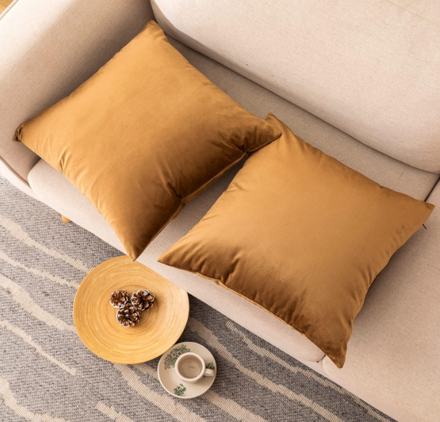 ALL Decorative Throw Pillow Covers Pack of 2 25x25