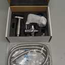 Handheld Toilet Bidet Sprayer, Water Pressure Adjustable Sprayer with Hose and 7/8 "T-Valve, Jet Spray and Soft Spray, for Toilet, Bidet, Shower etc., Stainless Steel, Silver