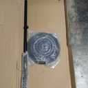 Pyle Adjustable Microphone Stand - Universal Mic Stand with Compact Heavy Base, Floor Standing Design, Height Adjustable, Pivot Angle Clip for Singing & Recording (2.8 - 5 ft., 9.8 Base Diameter)