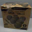 GoSports Indoor/Outdoor Rubber Basketballs - Six Pack of Size 6 or Size 7 Balls with Pump & Carrying Bag