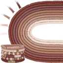 MIIIM 3600 PCS 10 Strands Polymer Clay Beads for Jewelry Making, Vinyl Heishi Beads 6mm for Surfer Bracelets Necklace Making (Rose Smoke)