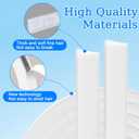 Weather Stripping Door Window Seal Strip 33 Ft,Selfadhesive Strong Adhesion,soundproofing,Draft Blocker,Dustproof,Suitable for Doors and Windows Cabinet Doors,0.4 Wide X 0.9 Inch Thick,White