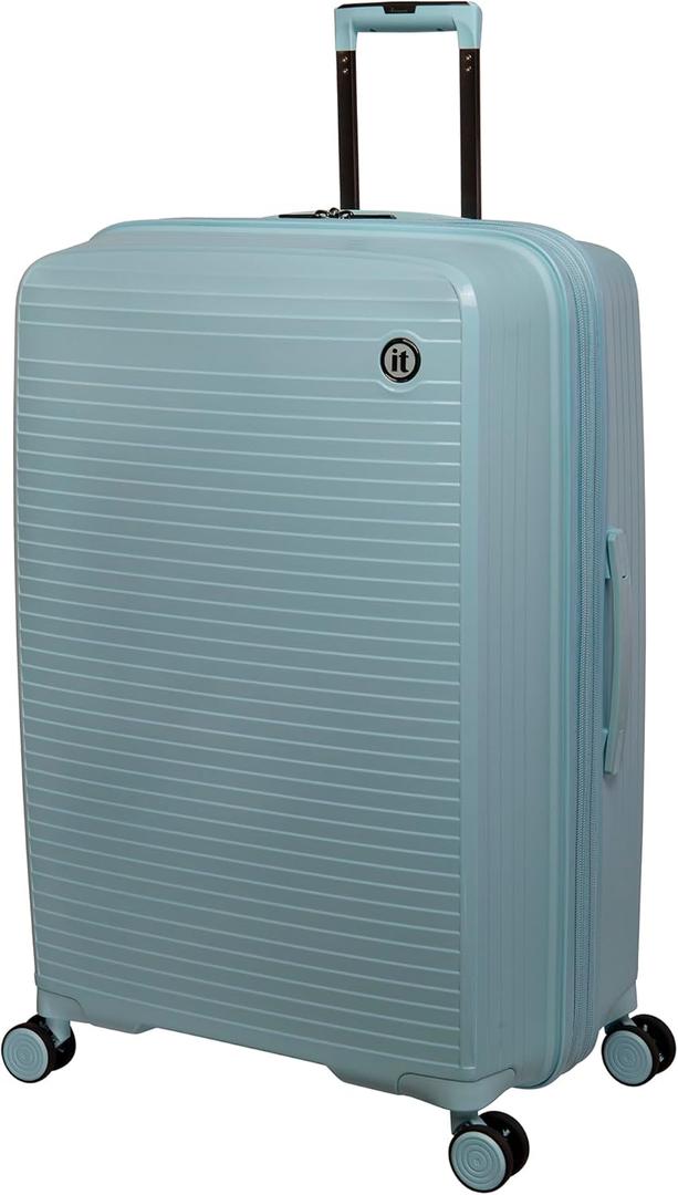it luggage Spontaneous 31" Hardside Checked 8 Wheel Expandable Spinner, Baby Glow
