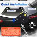 Auto-Trac Snow Chains for Car Tires Passenger Emergency Tire Chains for SUV and Car, Set of 2