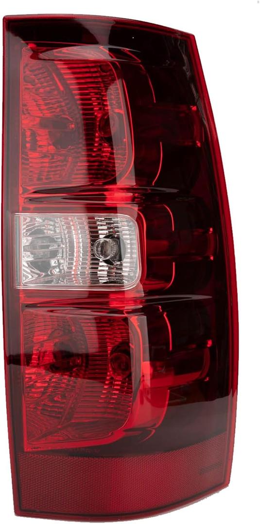 Tail Light Assembly Compatible With 2007-2014 Chevy Tahoe Suburban Right Passenger Side Rear Brake Lamps With Bulb Inside And Wiring Harness Replaces# GM2801196 25862702 22837924