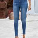 LookbookStore Skinny Jeans for Women Trendy High Waist Slim Fit Comfort Jeggings Jeans Stretchy Denim Pants Work Casual (Blue, XS)