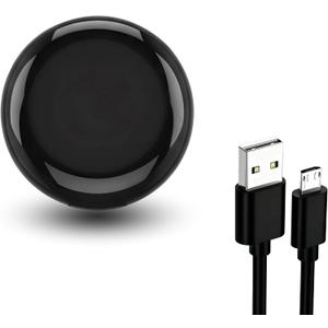 Yitouniu Tuya Smart WiFi IR Remote Control for TV DVD Air Conditioner AUD,All in One Infrared Universal Remote Controller,Compatible with Alexa Google Home (Black IR)