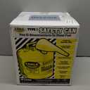 Eagle 5 Gallon Type I Yellow Safety Gas Can for Diesel | Flame Arrester, Self-Closing Lid, and F-15 Funnel, Made in the USA, Galvanized Steel Flammable Storage Can, UI50FSY