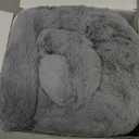 Dog Beds Crate Pad for Medium Dogs Fit Metal Dog Kennel,Ultra Soft Puppy Bed Washable & Anti-Slip Kennel Pad for Dogs Cozy Sleeping Mat,Gray 30inch