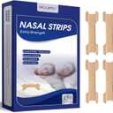 MQUPIN 150 Counts Nasal Strips Upgraded, Drug-Free, Safe, Long Effect, Reduction Snoring, Nasal Strips for Snoring Congestion Relief(66mm*19mm)