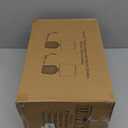 Sucolite Small 11.8 Table Lamps Set of 2, Bedside Nightstand Lamps for Bedroom Kids Room, Cute Desk Lamps with Studded Texture Base for Reading Nursery Living Room Office, White