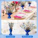 6 Pack Star Table Centerpieces for Party, Birthday Table Decorations for Kids Adults, Party Centerpieces for Tables for Wedding Baby Shower Graduation Holiday Event (Blue Glod)