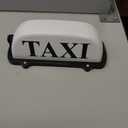 USB Rechargeable Battery Taxi Top Light Roof Taxi Sign with Magnetic Base Waterproof Taxi Dome Light