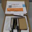 Veise VE019 Fingerprint Smart Lever Lock - APP Control, Keypad Door Lock with Handle, Keyless Entry for Front Door and Bedroom, Electronic Digital Knob, Remote Grant, IP55 Weatherproof, Matte Black