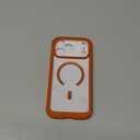 Miracase for iPhone 17 Pro Max Case 6.9" Full-Body Phone Case with Built-in Glass Screen Protector& Full Camera Protector,[Magnetic with MagSafe] Drop Proof 17 ProMax Cover, Orange