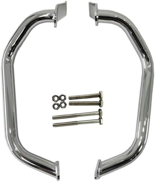 Motorbike Bumper Crash Bar Motorcycle Engine Bumper Guard Crash Bar Frame Protector for for Boulevard LNTRUDER M800R M109R VZR1800 2006-2021 (Electroplated silver)