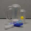 Incentive Spirometer Adult,Breathing Exercise Device for Lungs,Breathing Trainer,Spirometer Lung Exerciser-5000ml Volume Measurement with Flow Rate Indicator