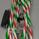 10 in 1 Christmas Candy Cane Snowflake Lights with Stakes, 16Inch 8 Modes Christmas Candy Cane Pathway Marker Lights with Timer for Xmas Walkway Yard Lawn Outdoor Decor(Red, Green, White)