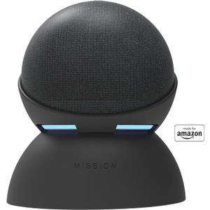 Mission Battery Base For Amazon Echo DOT (4th Gen) - MC95B BLACK 