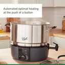 Ball EasyCanner Electric Water Bath Canner, 21-Quart Capacity, Automated Heating, Multicooker & Steamer Functionality