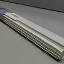 PVC Slide-On Door Bottom | Adjustable Plastic Weatherstrip Door Bottom with Drip Cap | 3 Feet (36-Inch) | for 1 3/4 Doors | White | Fits Gaps 3/8 to 7/8 | Made in The USA