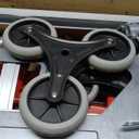 3 in 1 Industrial Convertible Hand Truck Dolly,1000 LBS Capacity Aluminum Hand Truck Dolly,Stair Climbing Hand Trucks Heavy Duty with Rubber Wheels for Moving,Transport(Red)