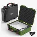 Starlink Mini Case, IP67 Waterproof Starlink Mini Hard Case with Portable Strap, Precision Cut Foam for Starlink Accessories, Starlink Bag for Travel Outdoor Camping Hiking