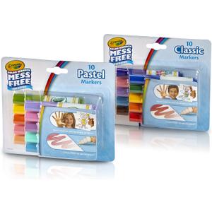 Crayola Color Wonder Markers, Mess Free Coloring, Classic & Pastel Colors, 20 Count, (2 Pack)