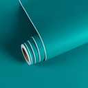 VEELIKE 15.7''x118'' Matte Turquoise Blue Wallpaper Peel and Stick Blue Contact Paper Waterproof Self Adhesive Blue Textured Wall Paper Decorative for Bedroom Wall Cabinets Countertops Shelves Vinyl