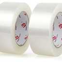 BOMEI PACK Heavy Duty PackingTape with Dispenser - 2 Rolls, Total 330Y, 2.6 mil, 1.88 inch x 110 Yards, Clear Packaging Tape Refills for Shipping, Mailing, Moving & Storage
