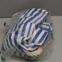 SHYLERO Beach Bag and Pool Bag Has Airtight Pouch, Magnetic Snap Closure. Beach Tote is Water Resistant. Family Size (XX-Large, Blue Dolphin)