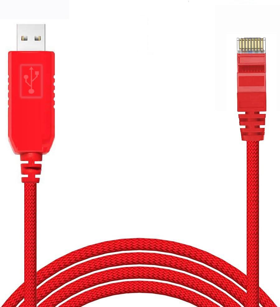 USB to RJ45 Cable for Skywatcher and Orion Mount EQMOD ASCOM GOTO Equatorial Mount Data Cable for HEQ5pro AZEQ5 AZEQ6 EQ6-R Telescope(10FT/3M)