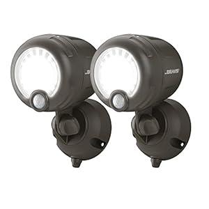 Beams MB360XT 200 Lumen Wireless Battery Operated Powered Motion Sensing LED Spotlight, 2-Pack, Brown Beams MB360XT 200 Lumen Wireless Battery Operated Powered Motion Sensing LED Spotlight, 2-Pack, Brown