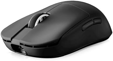 MCHOSE L7 Ultra+ Wireless Gaming Mouse, Lightweight 48g, Ergonomic Mouse with 42K DPI, PAW3950, Optical Switch, 20000 FPS, Dual 8K Polling and 7 Programmable Buttons, 3-Mode Connect, PC/Mac - Black