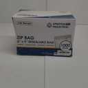 Spartan Industrial - 6” X 9” (1000 Count) 2 Mil Clear Reclosable Zip Plastic Poly Bags with Resealable Lock Seal Zipper