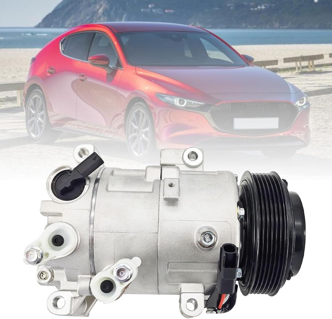 BDGF61450 AC Compressor Compatible with Mazda 3/CX-30/CX-50 2.0L/2.5L 2019-2023 Replaces 3DA-DM8P, AEH394, MZBDGF61450, 158394, 640032, A76519, AEG394