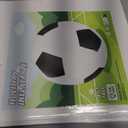 World Cup 2026 Inflatable Outdoor Decorations, 6.3FT Giant Inflatable Soccer Ball Yard Decoration, Football Event Blow Up Sports Themed Decor for Competitions Outside Celebrations Soccer