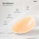 NONIO Adhesive Bra Strapless Sticky Invisible Push up Reusable Silicone The Best Off Backless Viscous for Women