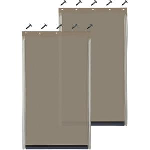 2PACK Dog Door Replacement Flaps - Fits Petsafe Dog Door PAC11-11039 Measures 10 1/8" X 16 7/8", Large Doggie Door Replacement Flaps, Weather Resistant BPA Free Doggy Door Replacement Flap