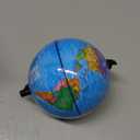 KISEER Rotating World Globe 4 Inch Spinning Earth Globe with Stand for Kids Learning Geography Classroom Education or Office Home Decorations