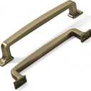 khtumeware 6 Pack 5 Inch Kitchen Cabinet Handles Brushed Antique Brass Cabinet Pulls Drawer Pulls Kitchen Cabinet Hardware Kitchen Handles for Cabinets Cupboard Handles Drawer Handles (5"/128MM Hole Center)