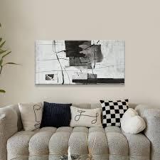 Suconvng Abstract Wall Art Small Size Black And White Wall Art Home Wall Decor Artwork Modern Canvas Art Wall Decor Painting Prints Abstract Art Pictures For Bedroom Office Artwork20 X 40"